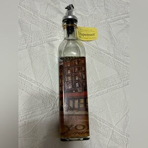 NWT Decorative Glass Dispenser New York Design